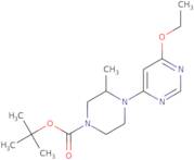 4-(6-Ethoxy-pyrimidin-4-yl)-3-methyl-piperazine-1-carboxylic acid tert-butyl ester