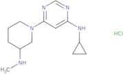 Cyclopropyl-[6-(3-methylamino-piperidin-1-yl)-pyrimidin-4-yl]-amine hydrochloride