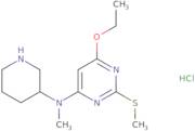 (6-Ethoxy-2-methylsulfanyl-pyrimidin-4-yl)-methyl-piperidin-3-yl-amine hydrochloride