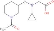 [(1-Acetyl-piperidin-3-ylmethyl)-cyclopropyl-amino]-acetic acid
