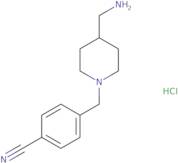 4-(4-Aminomethyl-piperidin-1-ylmethyl)-benzonitrile hydrochloride