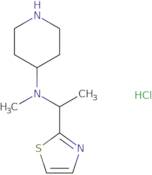 Piperidin-4-ylmethyl-(1-thiazol-2-yl-ethyl)-amine hydrochloride