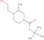 tert-Butyl 4-(2-hydroxyethyl)-3-methylpiperazine-1-carboxylate