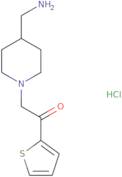 2-(4-Aminomethyl-piperidin-1-yl)-1-thiophen-2-yl-ethanone hydrochloride