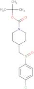 4-(4-Chloro-benzenesulfinylmethyl)-piperidine-1-carboxylic acid tert-butyl ester