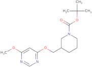 3-(6-Methoxy-pyrimidin-4-yloxymethyl)-piperidine-1-carboxylic acid tert-butyl ester