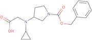 3-(Carboxymethyl-cyclopropyl-amino)-pyrrolidine-1-carboxylic acid benzyl ester