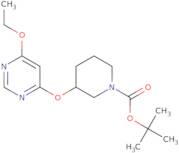 3-(6-Ethoxy-pyrimidin-4-yloxy)-piperidine-1-carboxylic acid tert-butyl ester