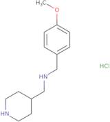 (4-Methoxy-benzyl)-piperidin-4-ylmethyl-amine hydrochloride