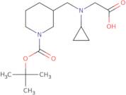 3-[(Carboxymethyl-cyclopropyl-amino)-methyl]-piperidine-1-carboxylic acid tert-butyl ester