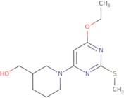 [1-(6-Ethoxy-2-methylsulfanyl-pyrimidin-4-yl)-piperidin-3-yl]-methanol