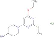 1-(6-Ethoxy-2-methylsulfanyl-pyrimidin-4-yl)-piperidin-4-ylamine hydrochloride