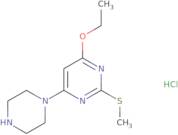 4-Ethoxy-2-methylsulfanyl-6-piperazin-1-yl-pyrimidine hydrochloride