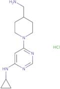 [6-(4-Aminomethyl-piperidin-1-yl)-pyrimidin-4-yl]-cyclopropyl-amine hydrochloride