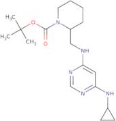 2-[(6-Cyclopropylamino-pyrimidin-4-ylamino)-methyl]-piperidine-1-carboxylic acid tert-butyl ester