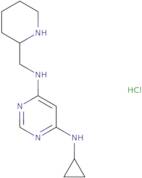 N-Cyclopropyl-N'-piperidin-2-ylmethyl-pyrimidine-4,6-diamine hydrochloride