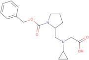 2-[(Carboxymethyl-cyclopropyl-amino)-methyl]-pyrrolidine-1-carboxylic acid benzyl ester