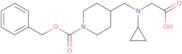 4-[(Carboxymethyl-cyclopropyl-amino)-methyl]-piperidine-1-carboxylic acid benzyl ester