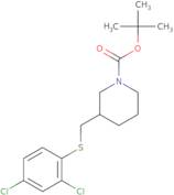 3-(2,4-Dichloro-phenylsulfanylmethyl)-piperidine-1-carboxylic acid tert-butyl ester