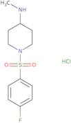 [1-(4-Fluoro-benzenesulfonyl)-piperidin-4-yl]-methyl-amine hydrochloride