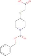 4-Carboxymethylsulfanyl-piperidine-1-carboxylic acid benzyl ester