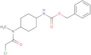 {4-[(2-Chloro-acetyl)-methyl-amino]-cyclohexyl}-carbamic acid benzyl ester