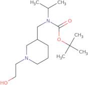 [1-(2-Hydroxy-ethyl)-piperidin-3-ylmethyl]-isopropyl-carbamic acid tert-butyl ester