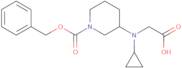 3-(Carboxymethyl-cyclopropyl-amino)-piperidine-1-carboxylic acid benzyl ester