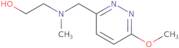 2-[(6-Methoxy-pyridazin-3-ylmethyl)-methyl-amino]-ethanol