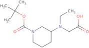 3-(Carboxymethyl-ethyl-amino)-piperidine-1-carboxylic acid tert-butyl ester