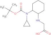 [2-(tert-Butoxycarbonyl-cyclopropyl-amino)-cyclohexylamino]-acetic acid