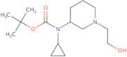 Cyclopropyl-[1-(2-hydroxy-ethyl)-piperidin-3-yl]-carbamic acid tert-butyl ester