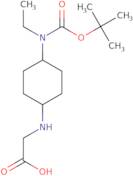 [4-(tert-Butoxycarbonyl-ethyl-amino)-cyclohexylamino]-acetic acid