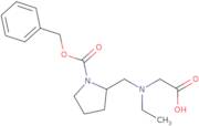 2-[(Carboxymethyl-ethyl-amino)-methyl]-pyrrolidine-1-carboxylic acid benzyl ester