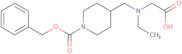 4-[(Carboxymethyl-ethyl-amino)-methyl]-piperidine-1-carboxylic acid benzyl ester