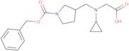 3-[(Carboxymethyl-cyclopropyl-amino)-methyl]-pyrrolidine-1-carboxylic acid benzyl ester