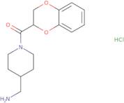 (4-Aminomethyl-piperidin-1-yl)-(2,3-dihydro-benzo[1,4]dioxin-2-yl)-methanone hydrochloride