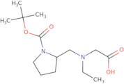 2-[(Carboxymethyl-ethyl-amino)-methyl]-pyrrolidine-1-carboxylic acid tert-butyl ester