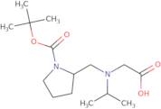 2-[(Carboxymethyl-isopropyl-amino)-methyl]-pyrrolidine-1-carboxylic acid tert-butyl ester