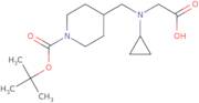 4-[(Carboxymethyl-cyclopropyl-amino)-methyl]-piperidine-1-carboxylic acid tert-butyl ester