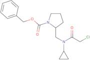 2-{[(2-Chloro-acetyl)-cyclopropyl-amino]-methyl}-pyrrolidine-1-carboxylic acid benzyl ester