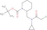 2-{[(2-Chloro-acetyl)-cyclopropyl-amino]-methyl}-piperidine-1-carboxylic acid tert-butyl ester