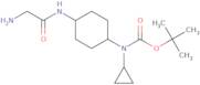 [4-(2-Amino-acetylamino)-cyclohexyl]-cyclopropyl-carbamic acid tert-butyl ester