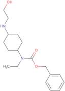 Ethyl-[4-(2-hydroxy-ethylamino)-cyclohexyl]-carbamic acid benzyl ester