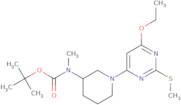 [1-(6-Ethoxy-2-methylsulfanyl-pyrimidin-4-yl)-piperidin-3-yl]-methyl-carbamic acid tert-butyl ester