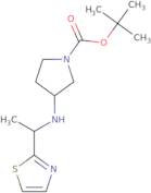 3-(1-Thiazol-2-yl-ethylamino)-pyrrolidine-1-carboxylic acid tert-butyl ester