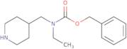 Ethyl-piperidin-4-ylmethyl-carbamic acid benzyl ester