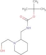 [1-(2-Hydroxy-ethyl)-piperidin-2-ylmethyl]-carbamic acid tert-butyl ester