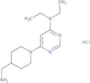 [6-(4-Aminomethyl-piperidin-1-yl)-pyrimidin-4-yl]-diethyl-amine hydrochloride