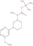 [1-(6-Methoxy-pyrimidin-4-yl)-piperidin-3-yl]-methyl-carbamic acid tert-butyl ester